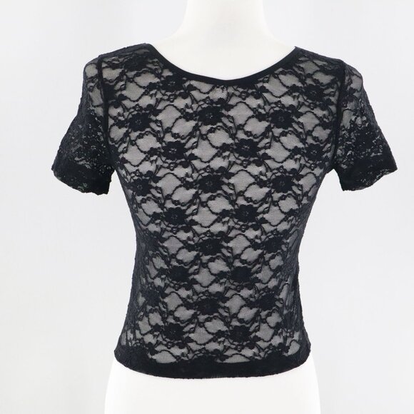 Sheer Lace Top Set Of 2 Women S Whimisgoth Burningman Dark Feminine Alt Romantic - Picture 7 of 16